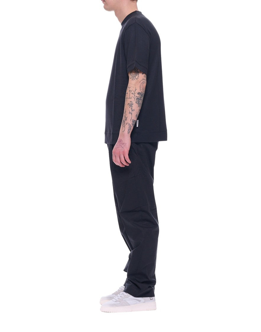 Nine In The Morning Black Fold 2 Stretch Cotton Chino Pants