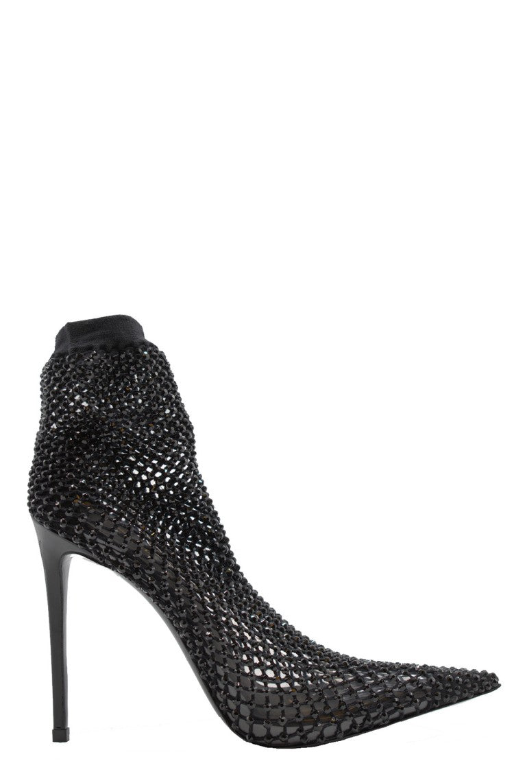 Lesilla Black Calf Leather Pumps