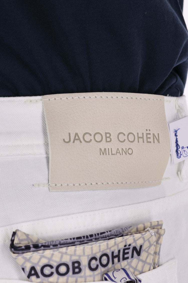Jacob Cohen Scott Fit Color Cotton-Linen Elastane 5-Pocket Trousers