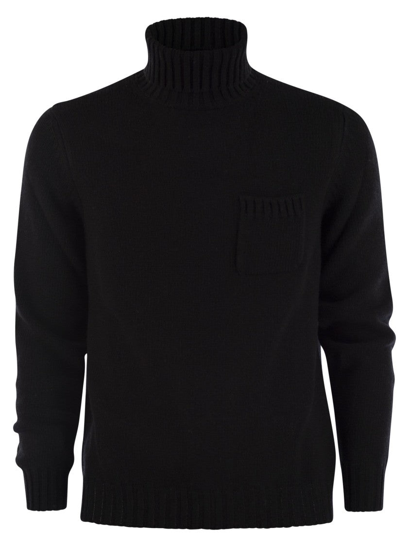 Fedeli Wool And Cashmere Turtleneck Jumper
