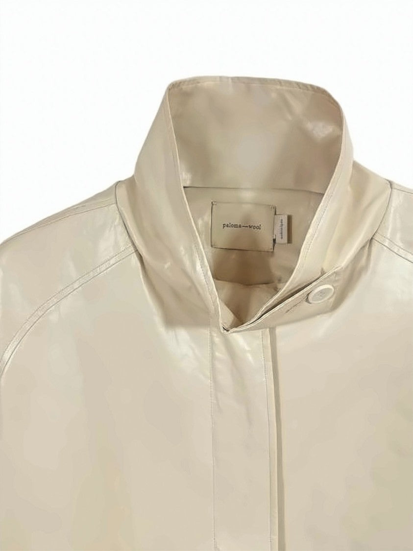 Paloma Wool Tailored Belted Jacket With High Stand Collar
