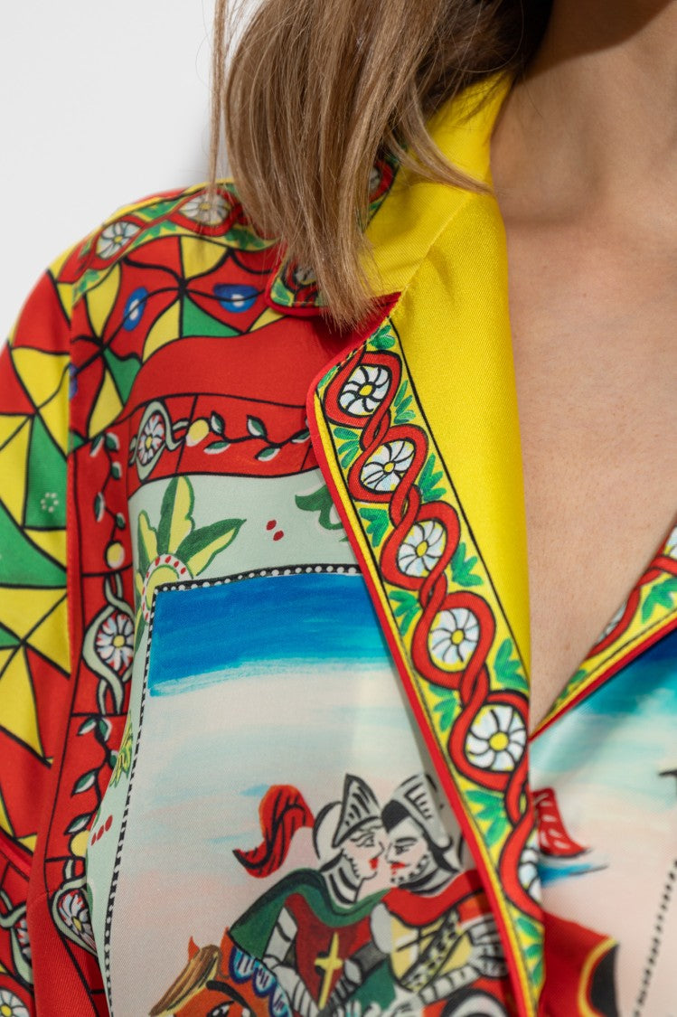 Dolce & Gabbana Carretto Pattern Shirt