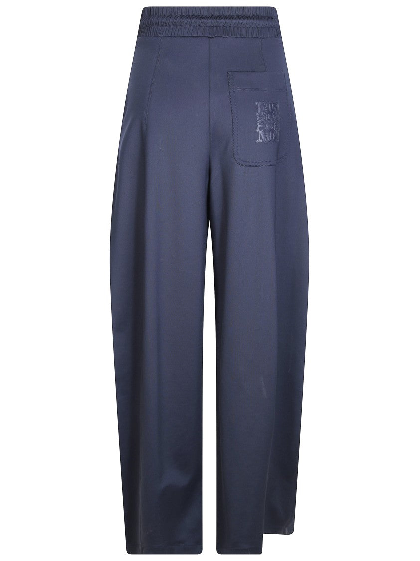Max Mara Mxmolmo Wide-Leg Elastic Waist Jersey Pants