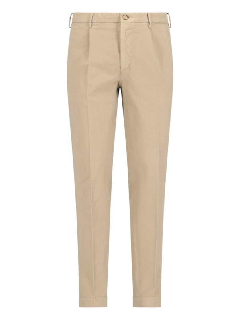 Incotex Straight-Leg Cotton Trousers
