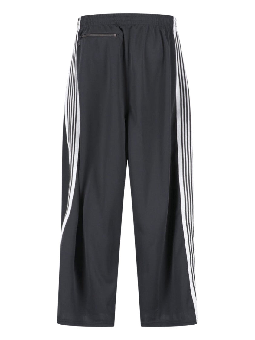 Needles Wide-Leg Sport Pants With Contrasting Details And Drawstring Waist