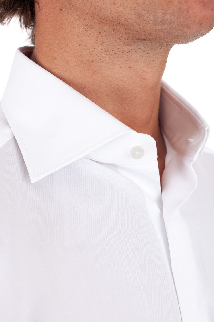 Zegna Trofeo Cufflink Cotton Shirt