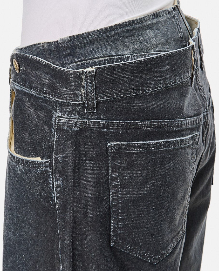 The Attico Mat Coated Canvas Long Pant
