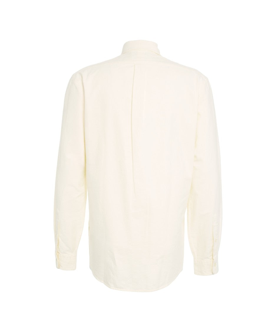 Polo Ralph Lauren Embroidered White Button-Down Shirt