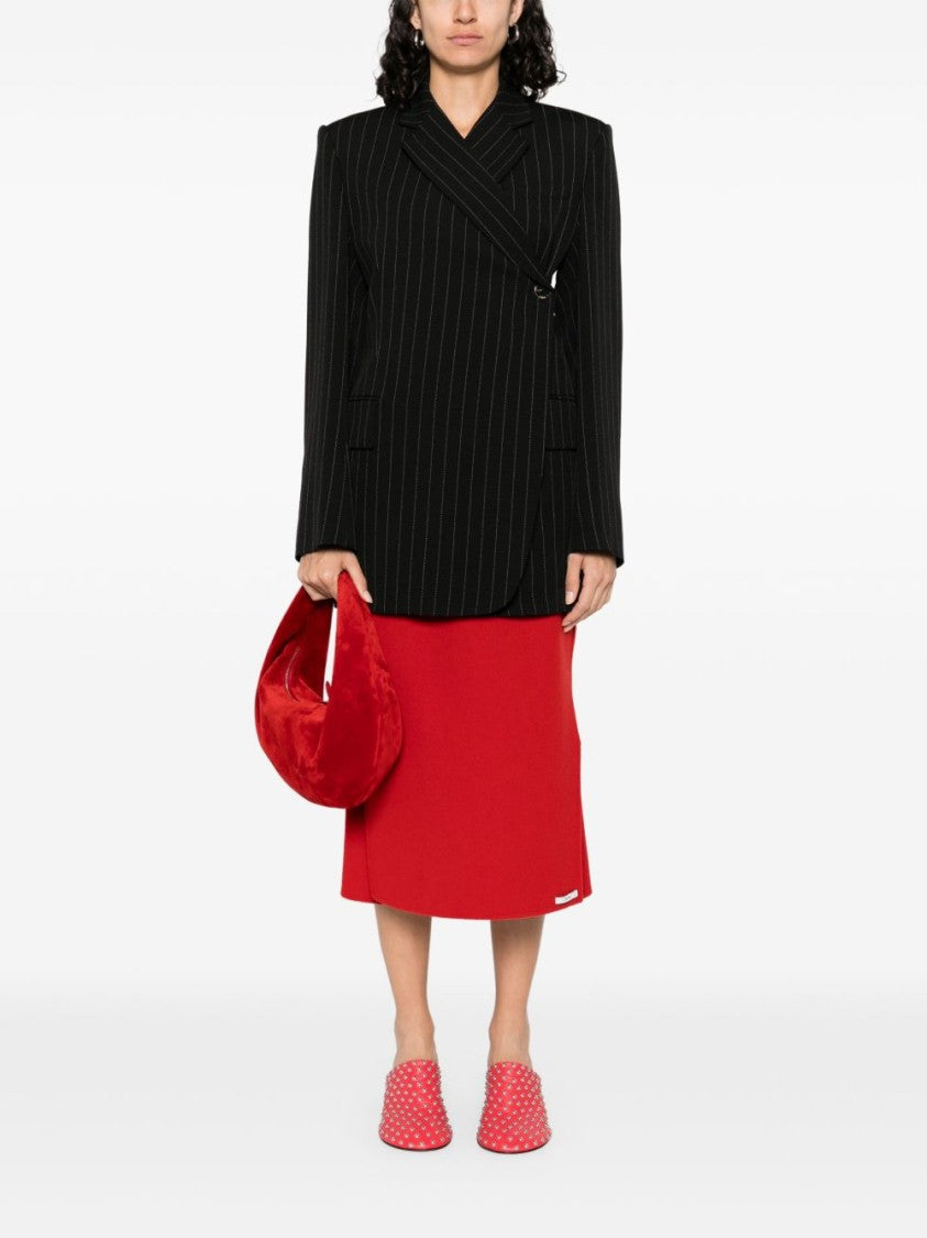 Sportmax Knee-Length Red Omelia Skirt