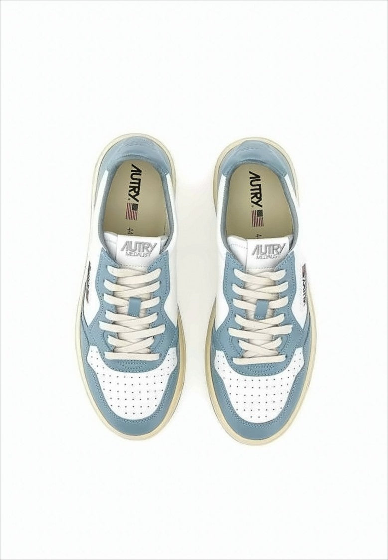 Autry Autry Low-Top Sneakers With Smooth Leather Panels And Perforated Detailing