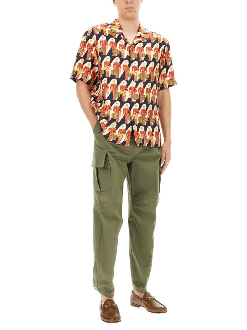 Gucci Classic Cargo Pants With Button And Zipper Closure