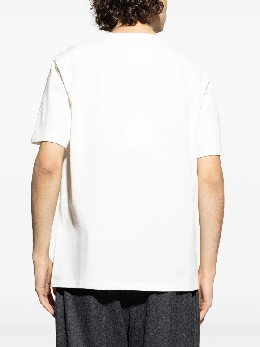 Jil Sander White Relaxed Fit Logo T-Shirt