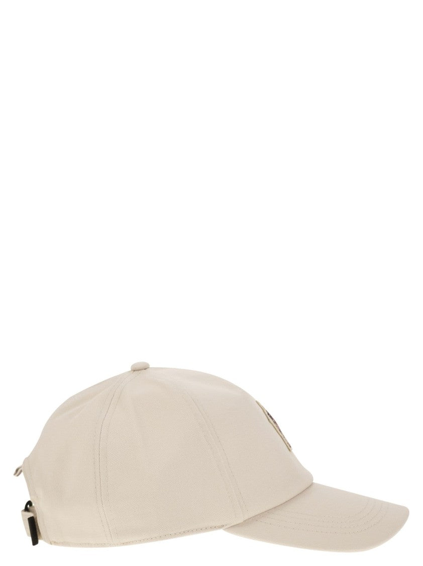 Moncler Grenoble Cotton Gabardine Baseball Cap