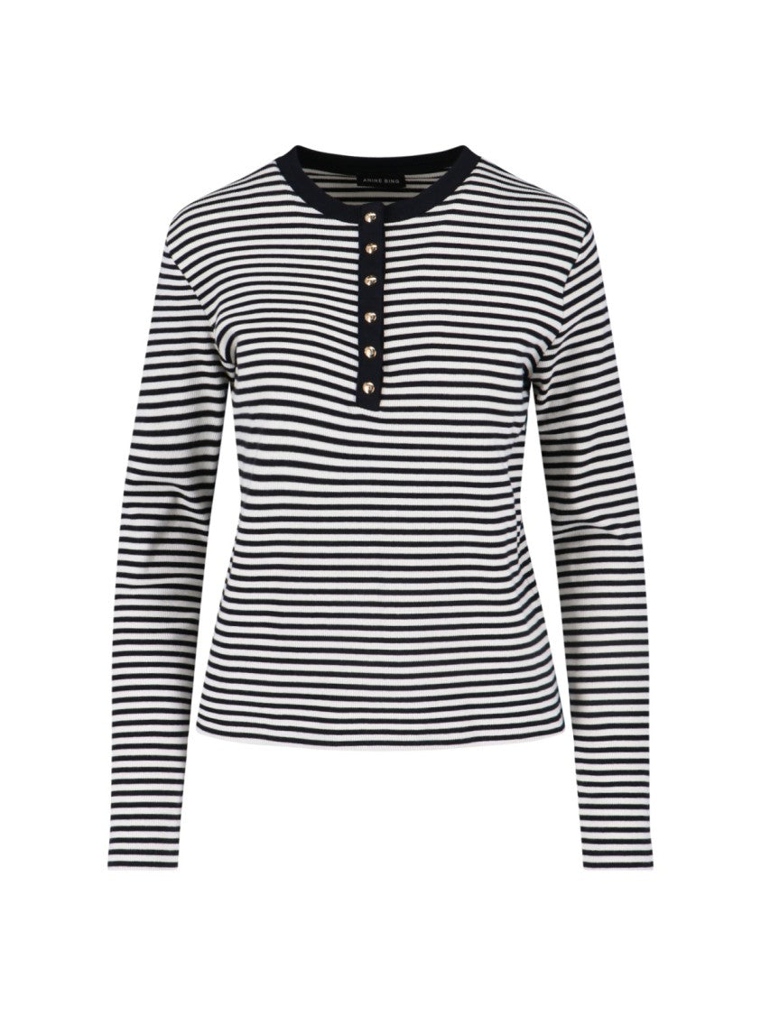 Anine Bing "Alessia" Sweater White