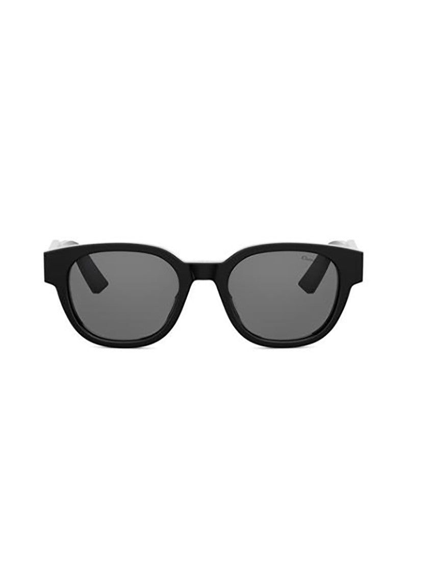 Dior Black R1i Sleek Rectangular Sunglasses