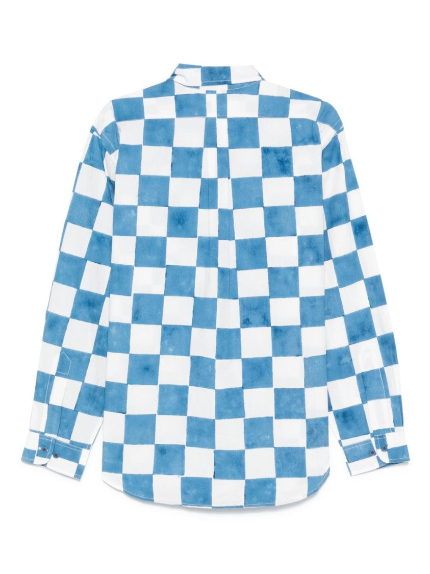 Story Mfg Front Button Casual Shirt With Checkered Pattern
