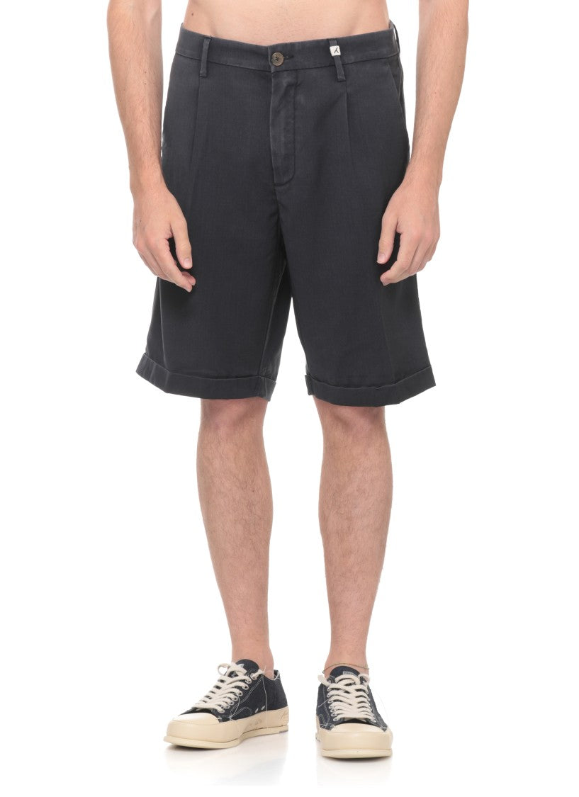 Myths Grey Zeus Drawstring Wool Shorts