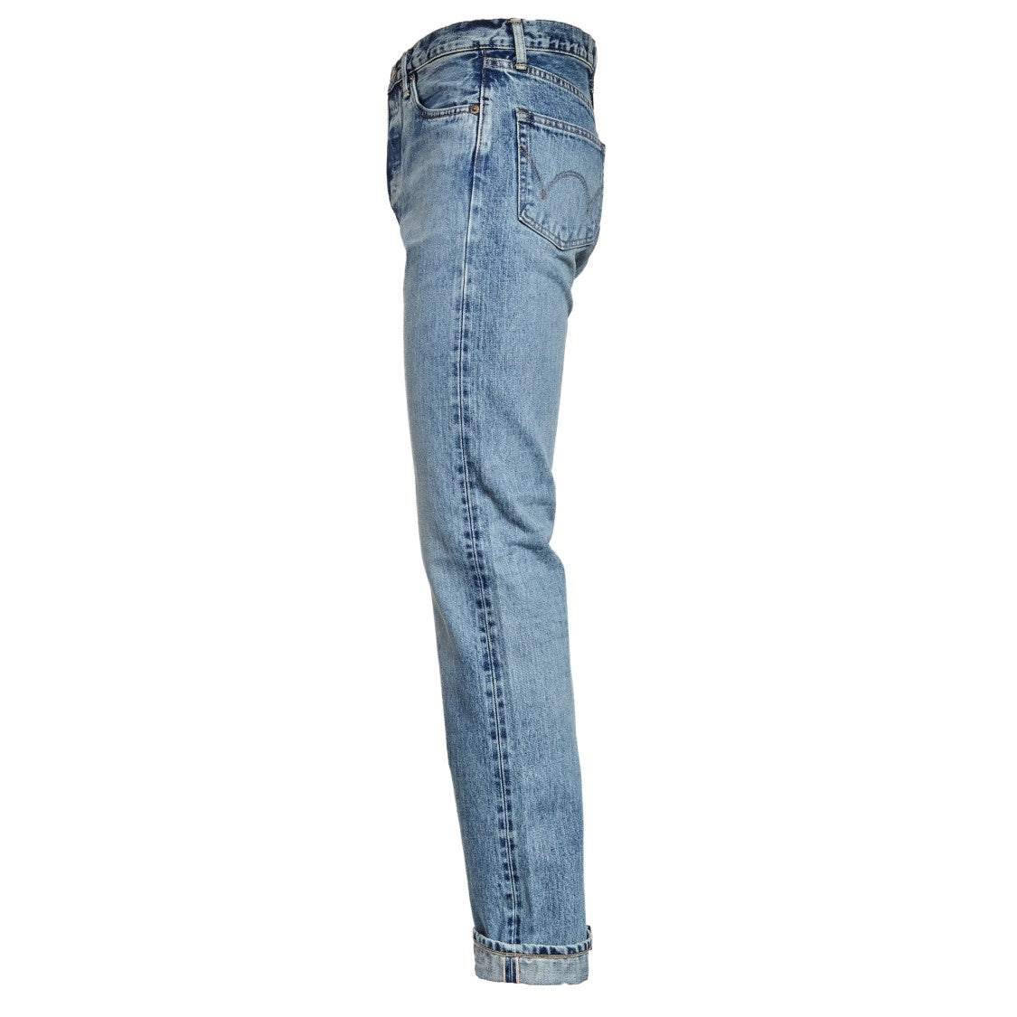 Edwin Regular Fit Straight Denim Jeans With Contrasting Stitching