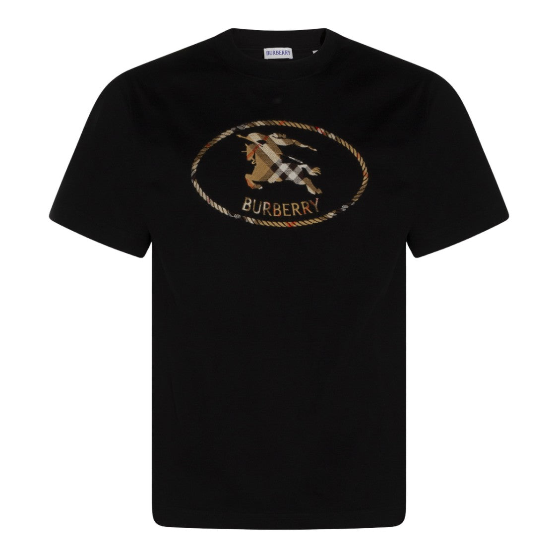 Burberry Short-Sleeve T-Shirt With Embroidered Logo