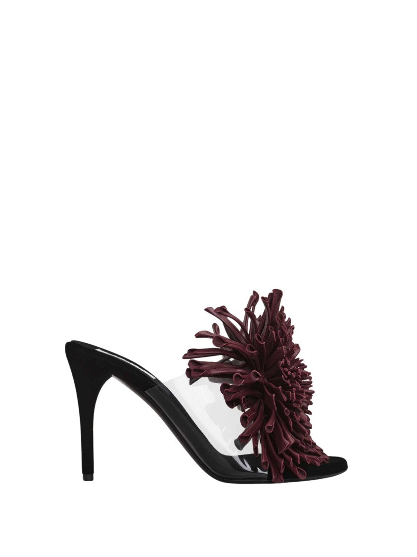 Alaïa Sandal With 3D Floral Detail