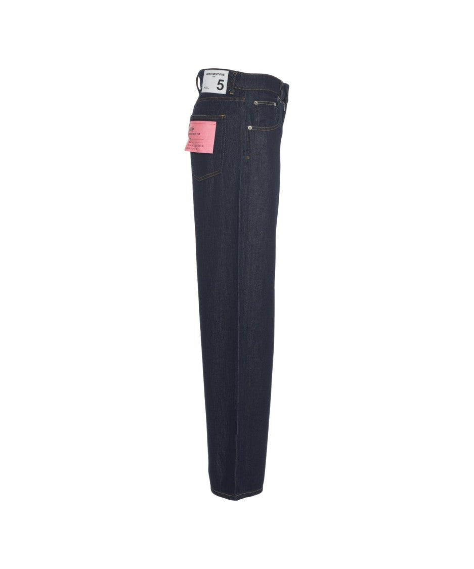 Department Five Straight Leg Jeans With Five-Pocket Design And Durable Denim