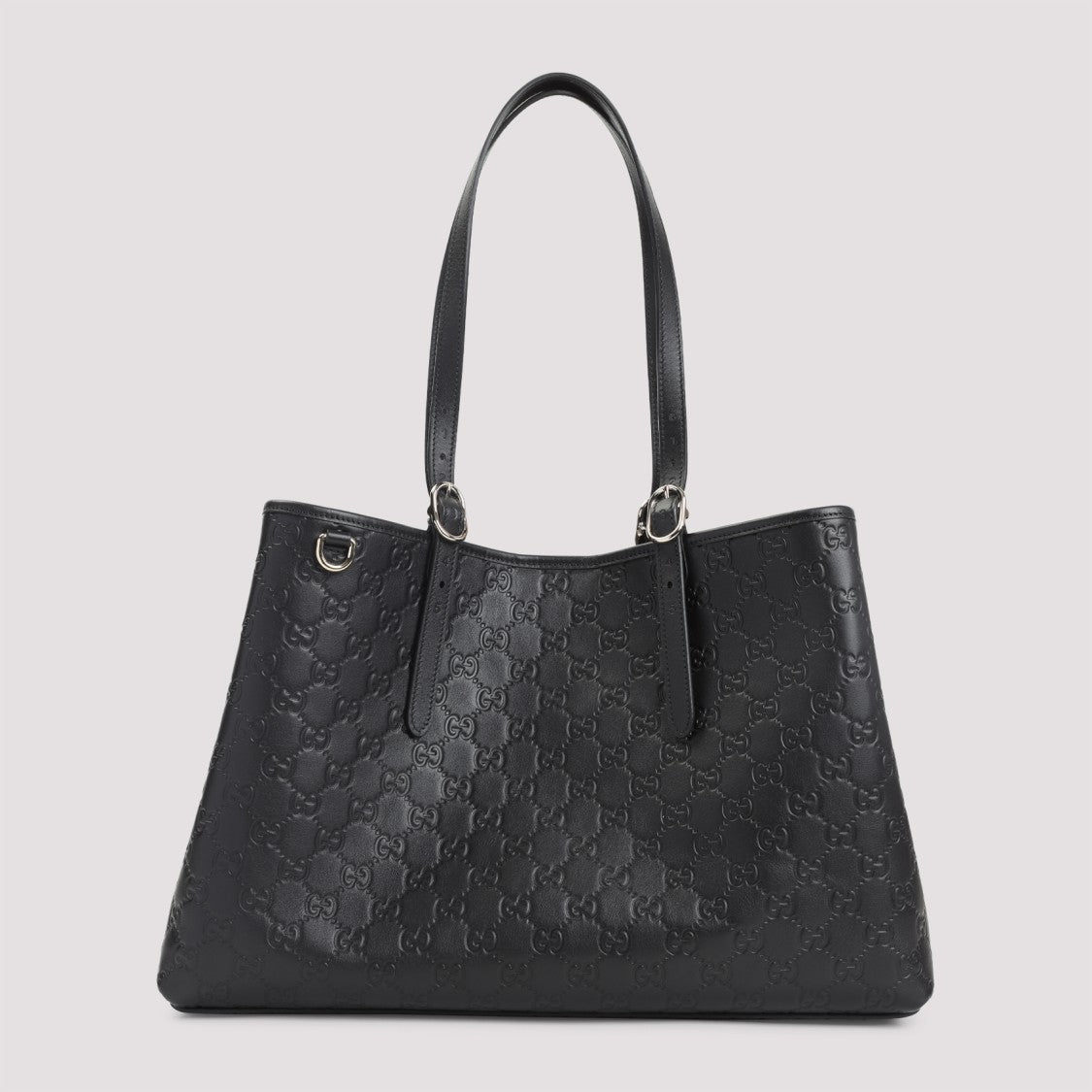 Gucci Structured Leather Shoulder Bag