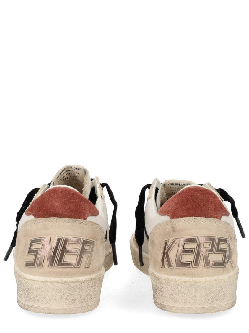 Golden Goose Ballstar Distressed Perforated Star Sneakers