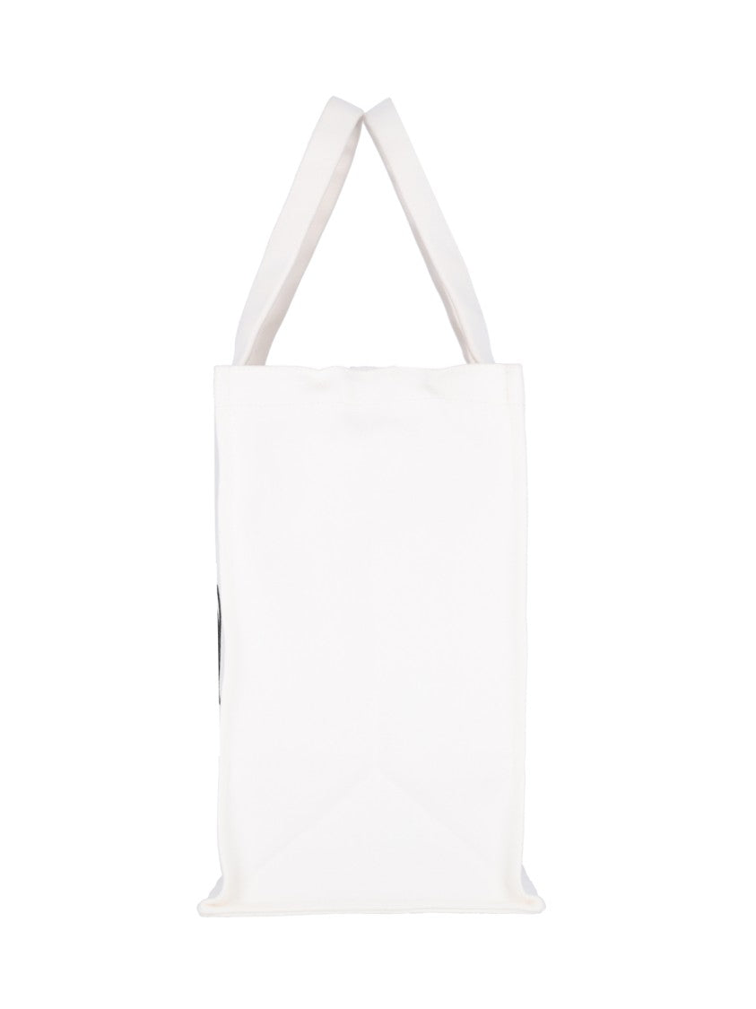 Patou Large Logo Tote Bag – White