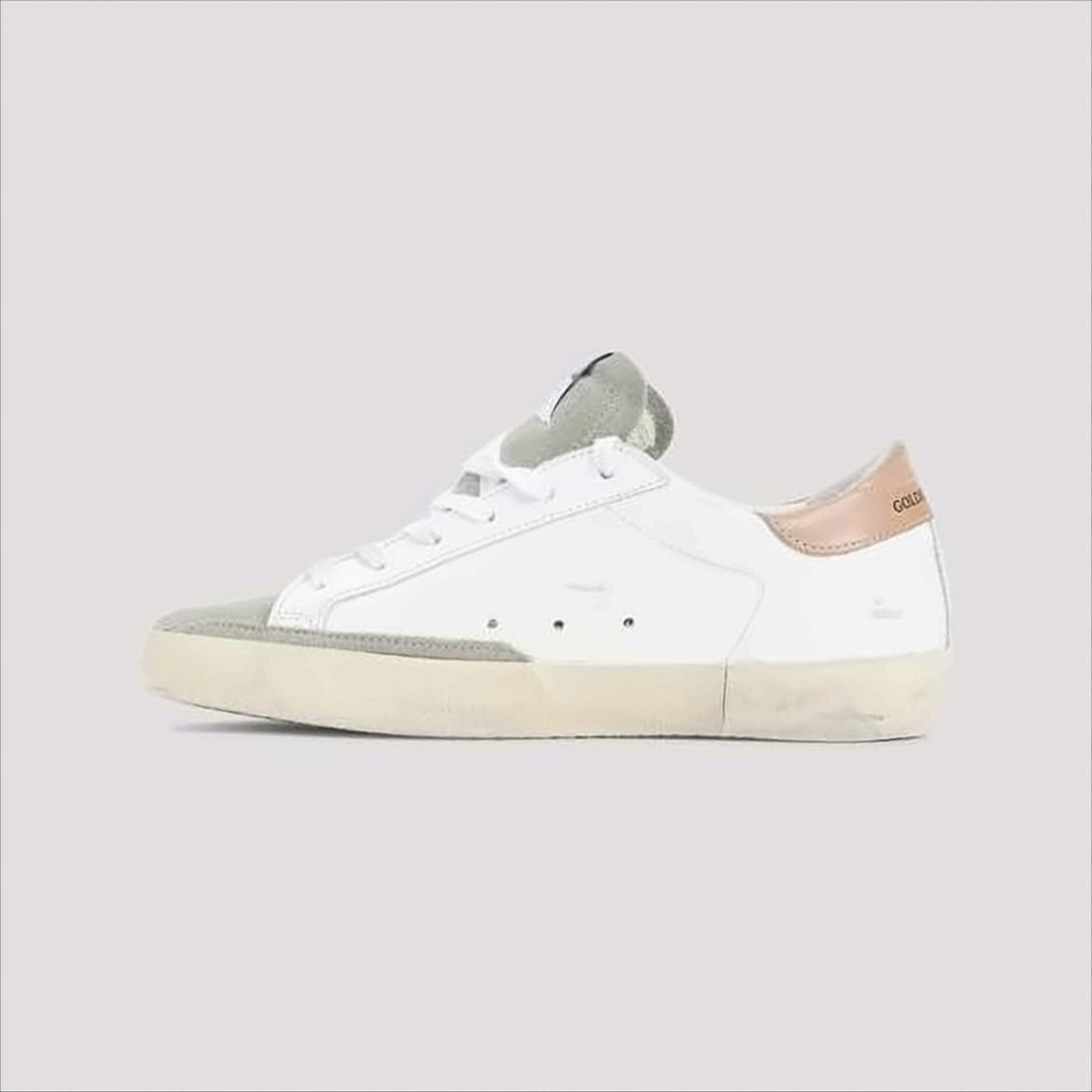 Golden Goose Low-Top Sneakers With Distressed White Leather