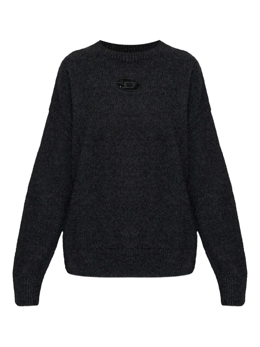 Diesel Dark Charcoal Cut-Out Sweater