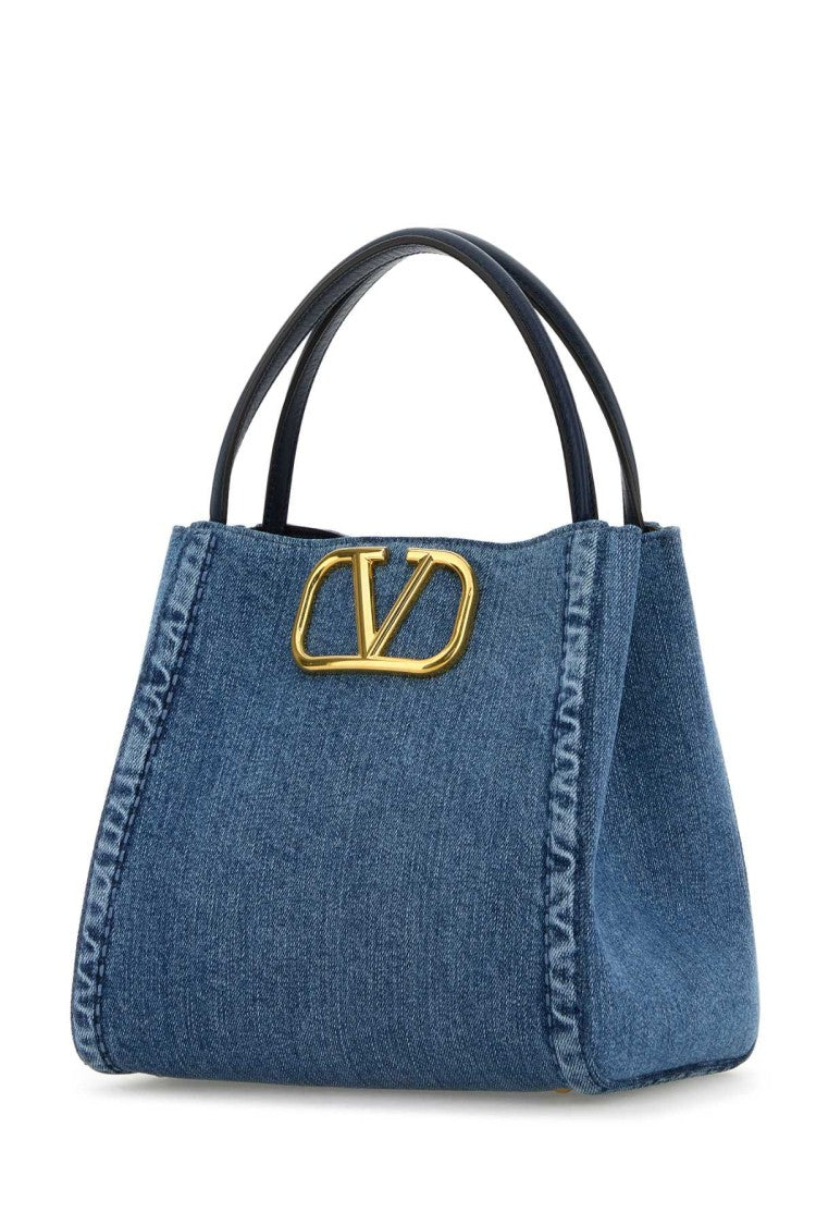 Valentino Garavani Denim Vlogo Handbag