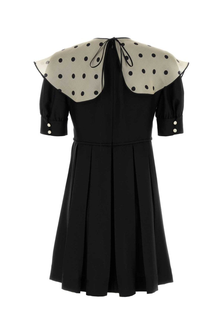 Valentino Garavani Black Silk Mini Dress