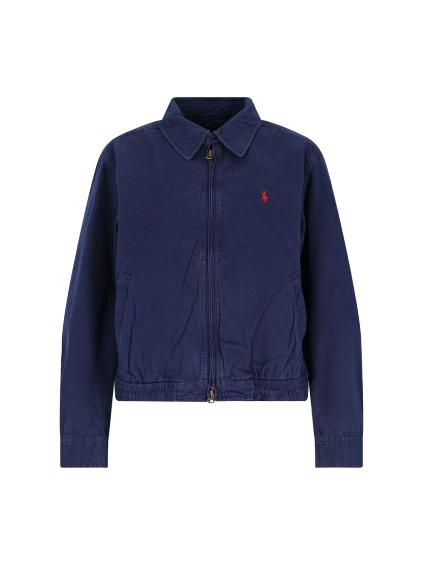 Polo Ralph Lauren Logo Zip Jacket Blue