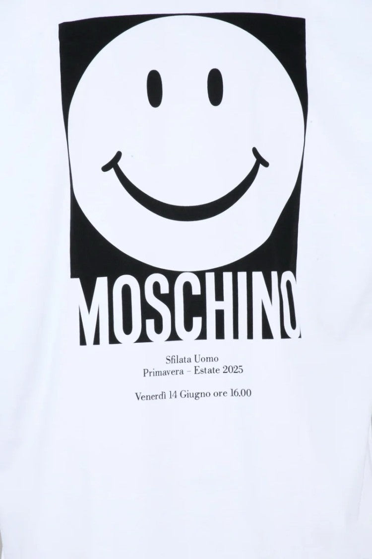 Moschino Couture White Cotton T-Shirt