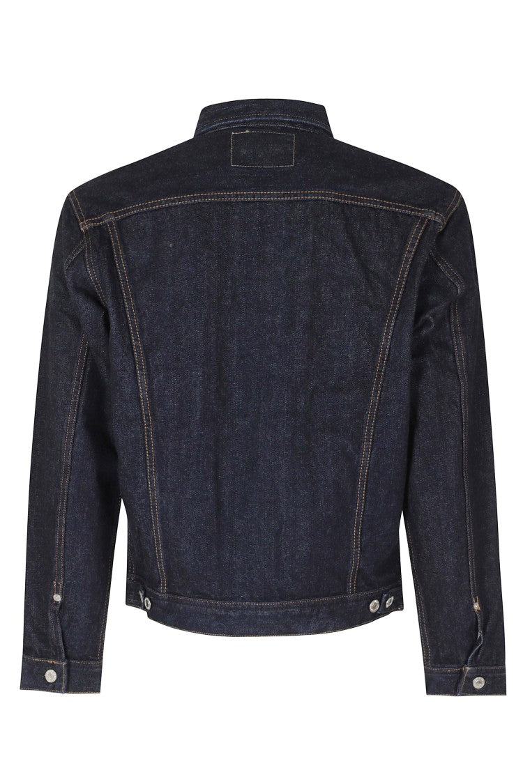 Edwin Blue Rinsed Kurabo Denim Trucker Jacket