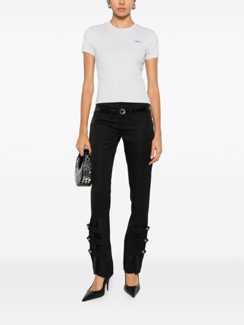 Coperni Short-Sleeved Crew Neck T-Shirt With Subtle Logo Detail