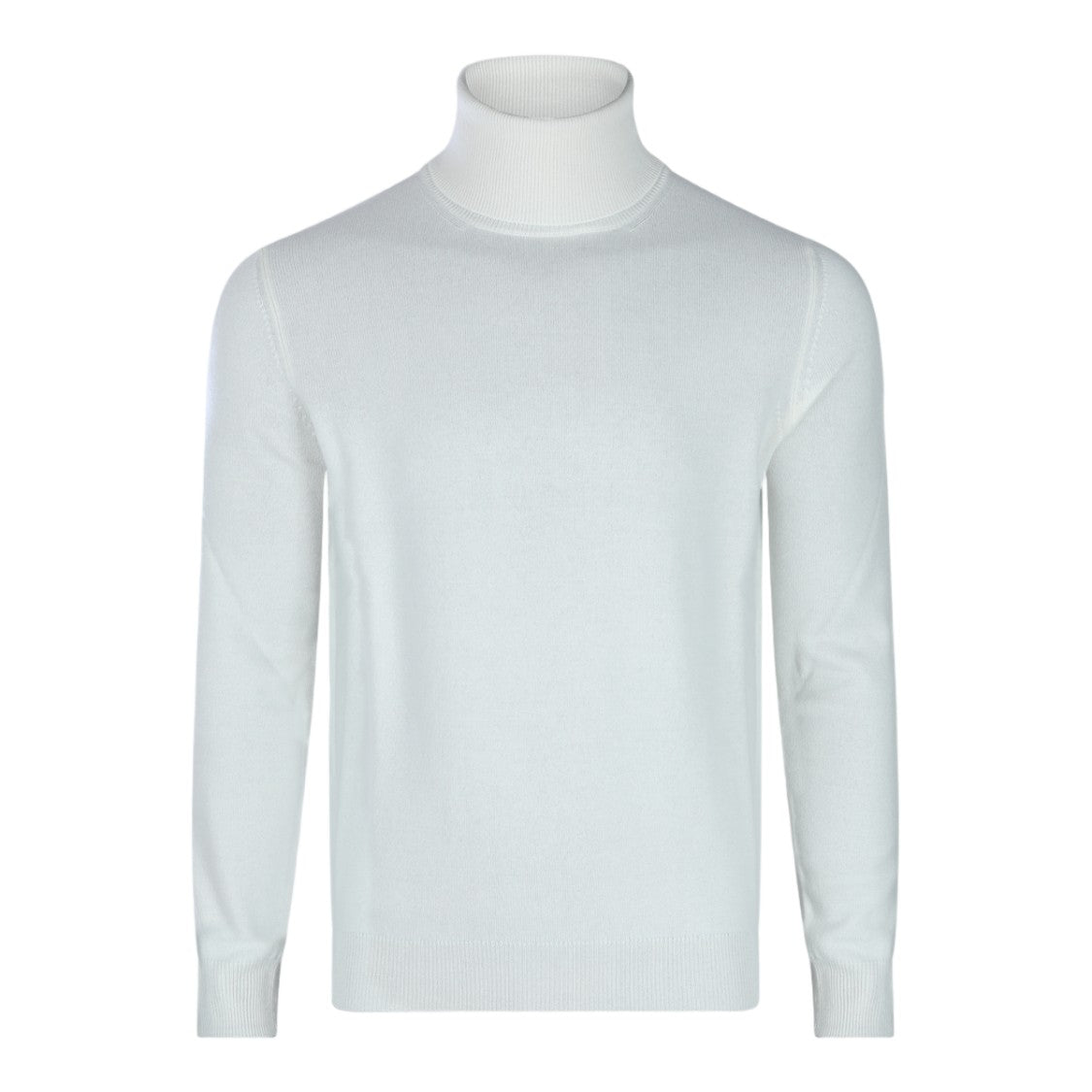 Malo Minimalist Turtleneck Sweater With Fine-Knit Texture