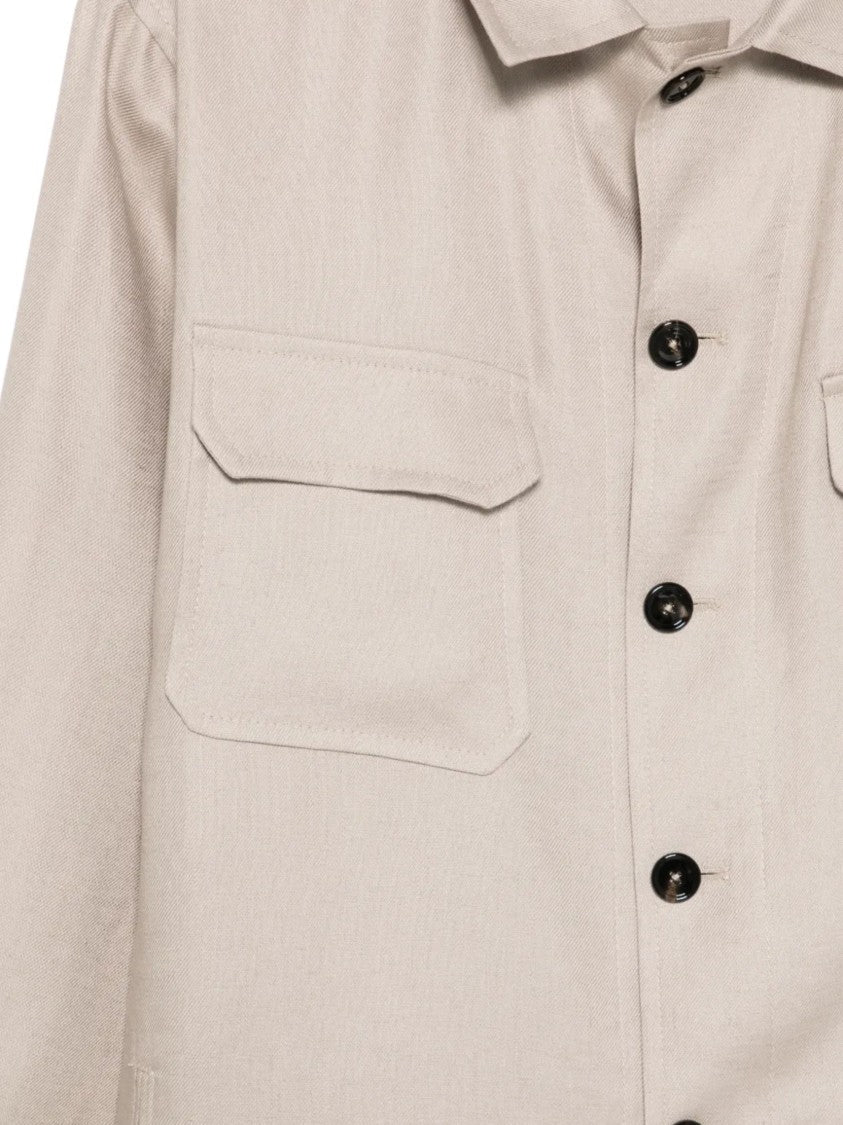Tagliatore Tempest Classic Collar Button Jacket
