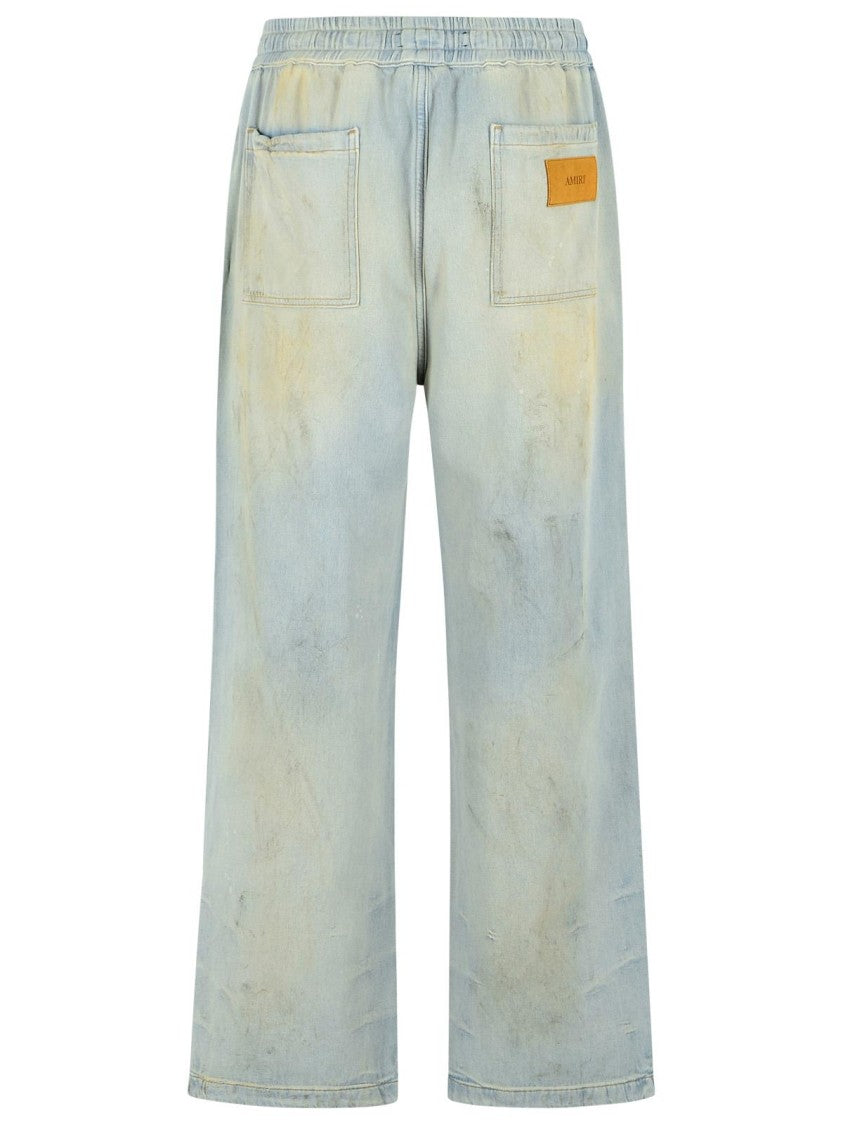 Amiri Light Blue Cotton Jeans