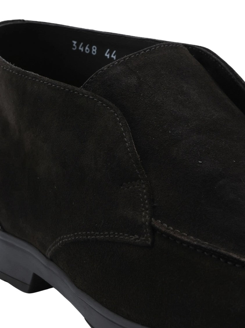 Doucal's Black Suede Desert Boots