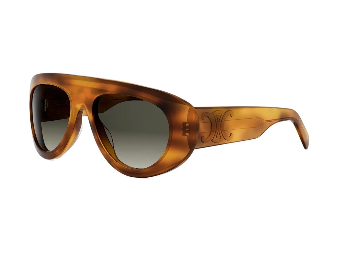 Celine Tortoiseshell Cl40340u Cat-Eye Acetate Sunglasses
