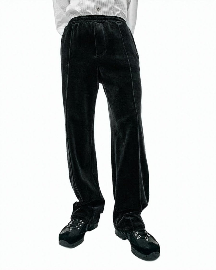 Andersson Bell Relaxed Fit Velvety Texture Pants