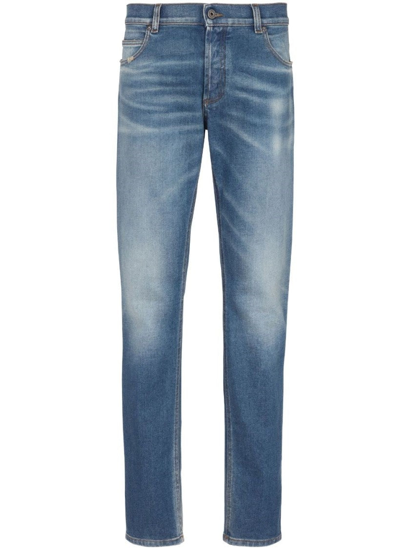 Balmain Slim Denim Pants - Blue Wash