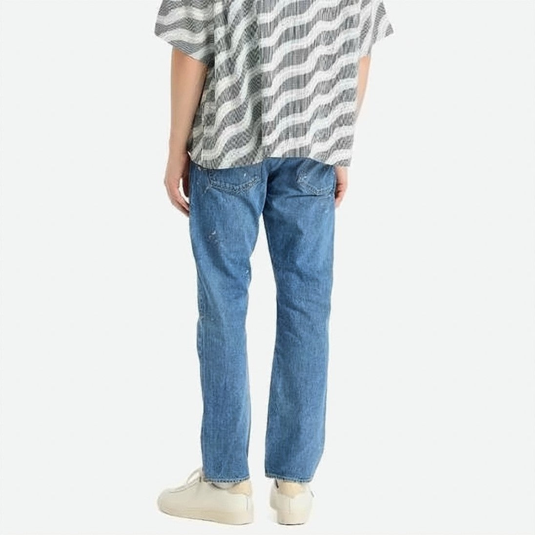 Visvim Straight-Leg Denim Pants With Distressed Details