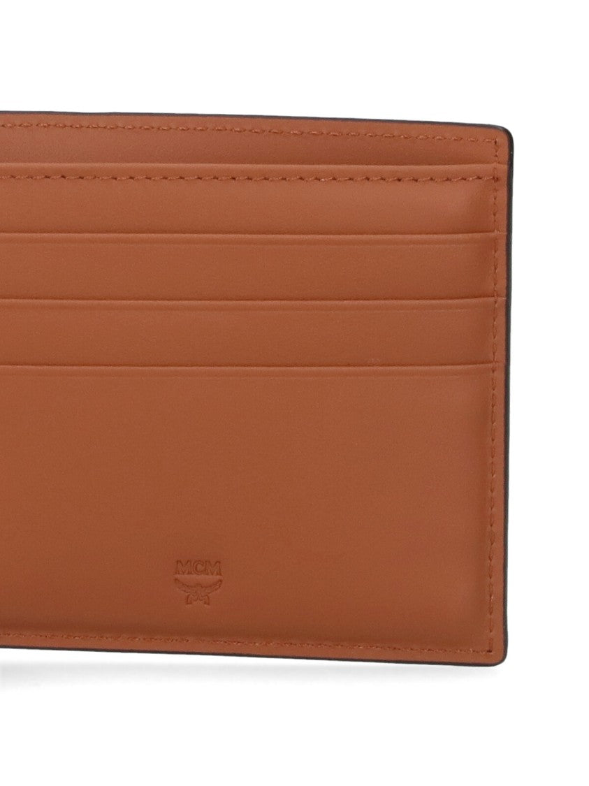 Mcm Mcm Bi-Fold Logo Wallet – Brown