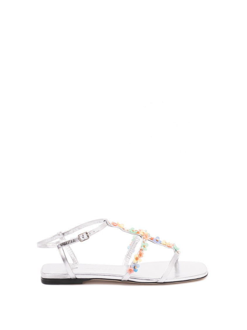 Jimmy Choo `Gwyn/Daisy Flat` Sandals