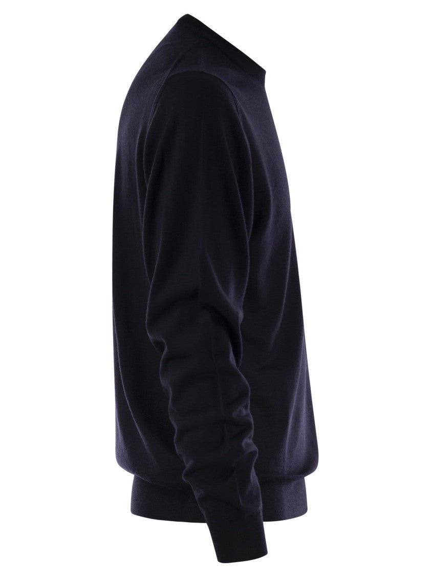 Fedeli Crew-Neck Sweater In Virgin Wool