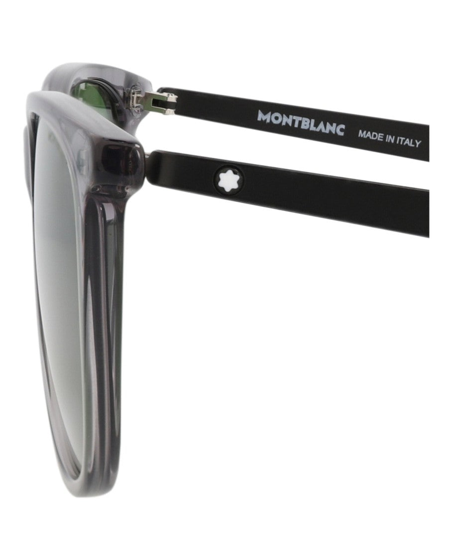 Montblanc Square-Frame Recycled Acetate Sunglasses