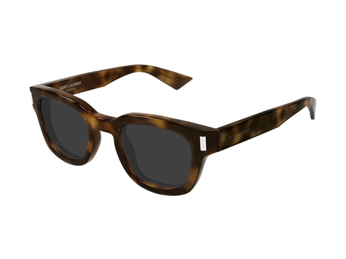 Saint Laurent Sl 838 Metallic Tortoiseshell Square Sunglasses
