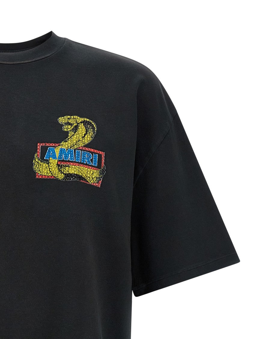 Amiri ' Crystal Cobra' T-Shirt